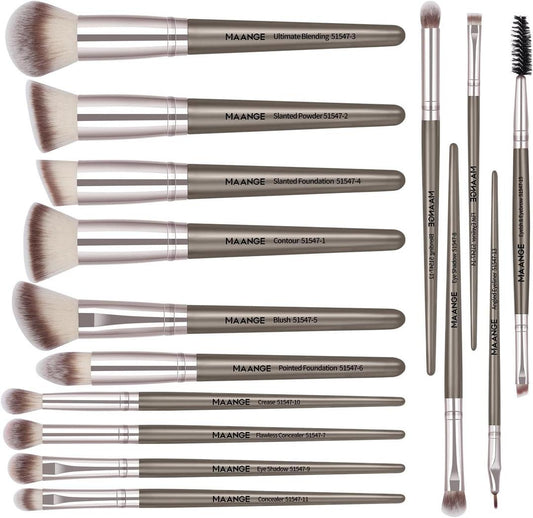 Professional Makeup Brushes Set - Ideal for Practicing Makeup Techniques