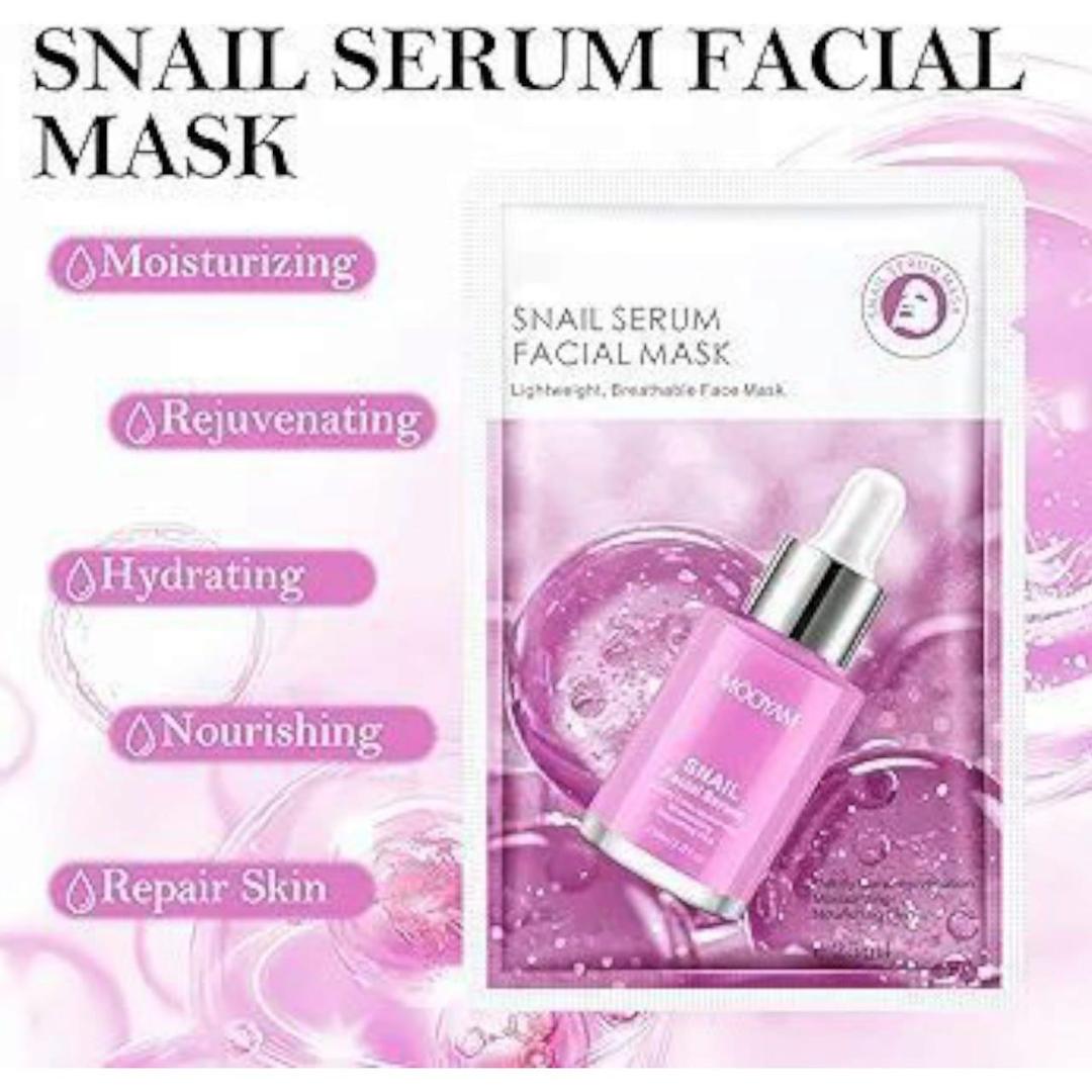 5 Pcs Whitening And Brightening Face Mask for All Skin Types